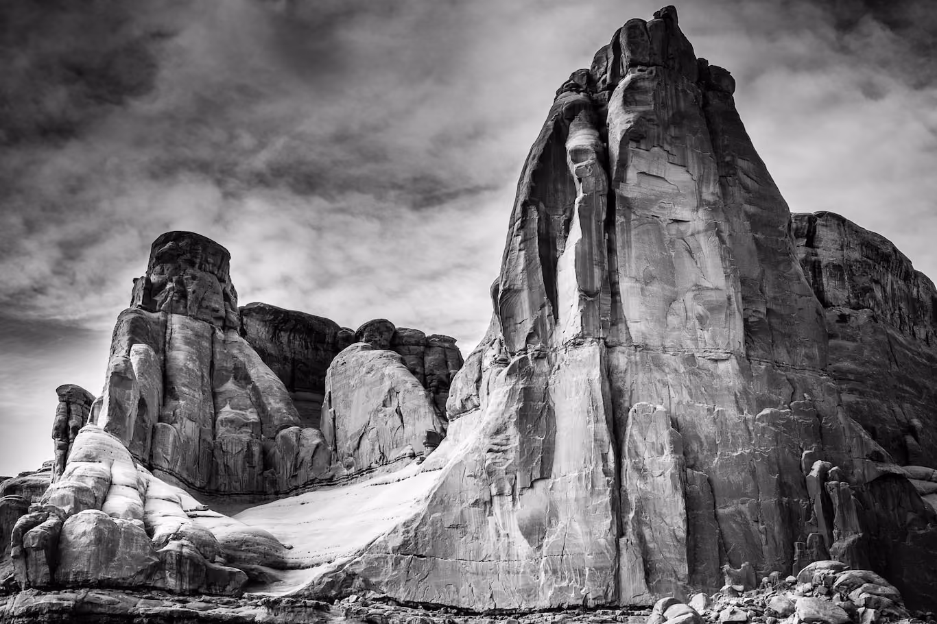 Rock formation in Arches National Park